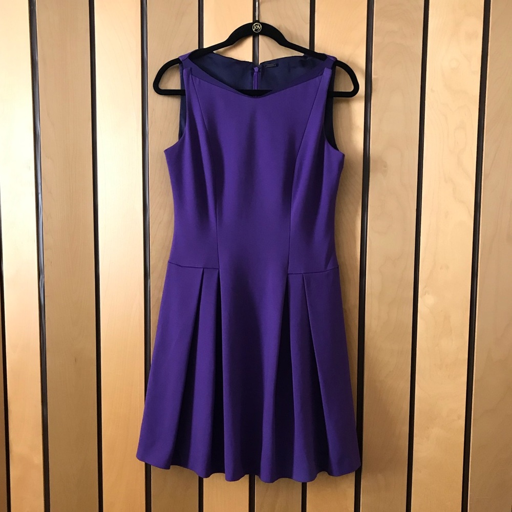 ELIE TAHARI PURPLE PARTY DRESS